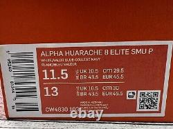 Nike Alpha Huarache 8 Elite Pe Unc Tar Talons Cw4830-103 Taille 11.5 Nouveau Dans La Boîte