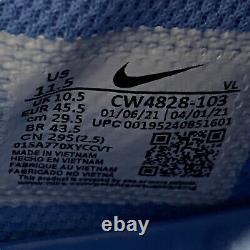 Nike Alpha Huarache 8 Pro Unc Tar Talons Lacrosse Cleats Pe Taille 11.5 Cw4828-103