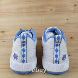 Nike Alpha Huarache 8 Turf Lacrosse Chaussures Unc Blanc/universitaire Bleu Sz 9
