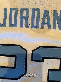 Nike Hommes Michael Jordan Unc Carolina Tar Heels Authentique Jersey Medium Tn-o 150 $
