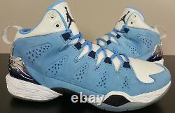 Nike Jordan Melo M10 North Carolina Tarheels Unc Promo Échantillon Rare (taille 9.5)