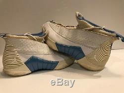Nike Jordan XV 15 Unc Chaussures De Goudron En Caroline Du Nord, Taille 11.5 100% Authentique