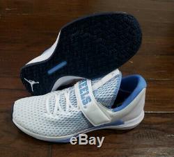 Nike Mens Jordan Trainer 3 Unc Tarheels Taille 10.5 Ar1391 100 Blanc Sans Couvercle