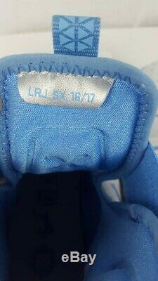 Nike Mens Nwob Taille 13.5 Lebron Soldier 10 856489-142 Blanc Bleu Unc Tarheels