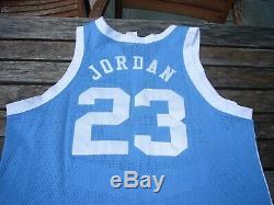 Nike Michael Jordan Caroline Du Nord Unc Tar Talons Authentic Jersey Sz. 48 XL Vtg