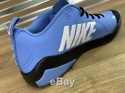 Nike Zoom Trout 4 Turf Chaussures De Base-ball Échantillon Heels Unc Tar Bleu (ao1011-400)