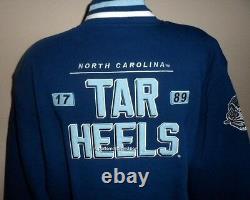 North Carolina Tar Heels Fleece Jacket Par Rr Designs Adult XL Free Ship Unc