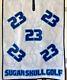 Nouveau Crâne De Sucre Golf Michael Jordan North Carolina Unc Tar Heels 23 Serviette De Gaufre