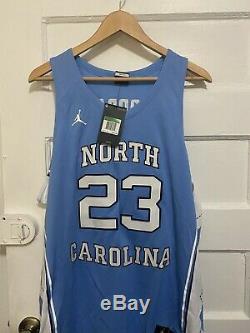 Nouveau Heels North Carolina Tar Unc Basketball Jersey Michael Jordan 23 Taille XL