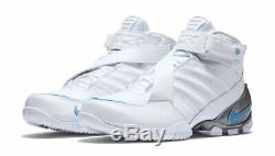 Nouveau Nike Zoom Vick 3 III Blanc Bleu Talons Unc Goudron Colorway 11,5 832698-100 Pour Hommes