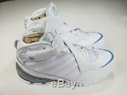 Nouveau Nike Zoom Vick 3 III Blanc Bleu Talons Unc Goudron Colorway 11,5 832698-100 Pour Hommes