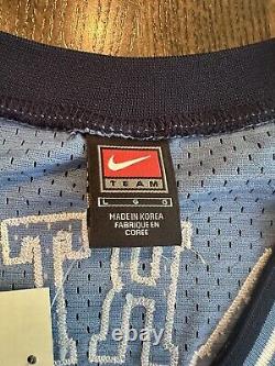 Nouveau maillot Nike NWT de Vince Carter #15 UNC North Carolina Tar Heels taille Large 44