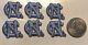 Patch Unc De L'université De La Caroline Du Nord Tar Heels Unc Patch Thermocollant Unc 6 Pièces