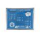 Plateau En Verre Vintage Unc Basketball Rams Club 1974 1975 1976 Chapel Hill Tarheels
