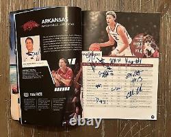 Programme d'autographes de basketball Battle 4 Atlantis 2023 pour hommes UNC Villanova Memphis