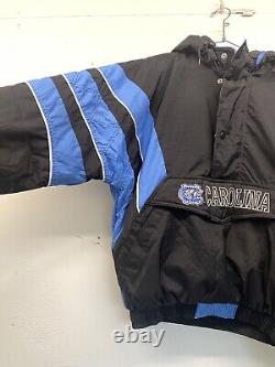 Pull Vintage de démarrage North Carolina Tar Heels en nylon taille L DEADSTOCK NWT