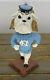 Ramses North Carolina Unc Tar Heels Années 1990 Vintage Mascot Bobblehead