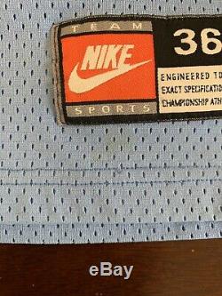Rare Vintage Nike Unc Tar North Carolina Chaussures Tar Heels Jersey De Basket