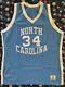 Rare Vintage Sand Knit Unc North Carolina Tar Heels J. R. Reid Basketball Jersey