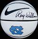 Roy Williams A Signé Nike North Carolina Tar Heels Logo Basketball Psa/dna Unc