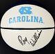 Roy Williams Signé North Carolina Tar Heels Logo Basketball Unc Coa Preuve