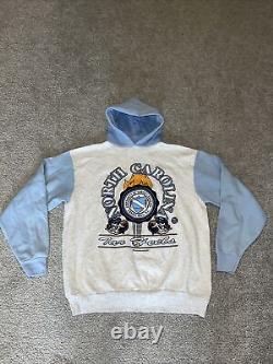 Sweat à capuche North Carolina Tar Heels 2 tons 1994 Spell Out UNC xL/L