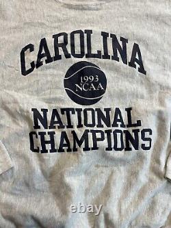 Sweatshirt Vintage 1993 Champion UNC Tar Heels Champions NCAA Reverse Weave XL