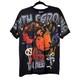 T-shirt Aop Wauldron Unc Tar Heels Ncaa Vintage Années 1990