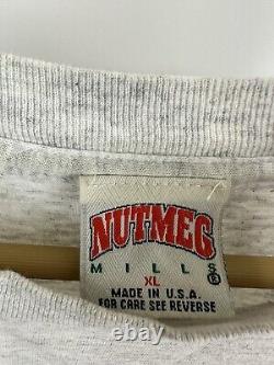 T-shirt RARE VTG UNC Carolina Tar Heels Breakthrough Nutmeg Taille XL USA