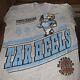 T-shirt De Championnat De Basket-ball Unc Tar Heels 1993 Gris Grande Taille 21.5 Pit Vintage