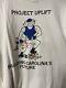 T-shirt Rare Du Mascotte Des Tar Heels De Carolina Unc Taille Lg Usa Vtg Années 1990 Rare