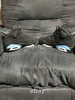 Taille 10 Jordan 6 Retro Tar Talons, Unc 2017 Grand État