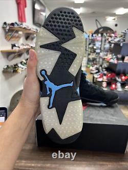 Taille 11.5 Neuf Jordan 6 Retro Tar Heels UNC Noir 2017 384664 006