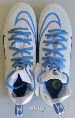 Taille Homme 9 Blanc Bleu Nike Alpha Huarache 8 Elite Unc Tar Talons Lacrosse Cleats