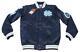 Tailles Pour Hommes Des Tar Heels De La Caroline Du Nord Veste à Pression En Satin Lourd De Mitchell & Ness $175