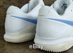 Tnt Nike Air Zoom Vapor X Hc, Chaussures De Tennis Unc Tarheels Blue - Aa8030-100 Sz-9