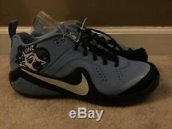 Toutes Neuves Nike Zoom Trout 4 Turf Unc Tarheels Pe Trainer Chaussures Rare A01011 400