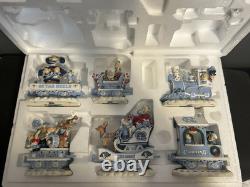 Train de rail de vacances de la mi-temps 22 de Danbury Mint NCAA UNC Carolina Tar Heels à l'échelle retiré