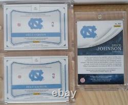 Trésors nationaux Brice Johnson Lot d'autographes Immaculate Jumpman UNC Tar Heels