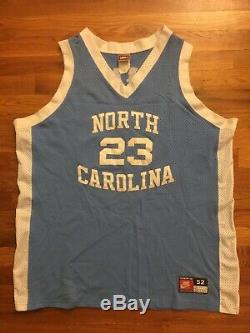 Unc Authentique Nike North Carolina Tar Heels Michael Jordan College Jersey 52 2xl