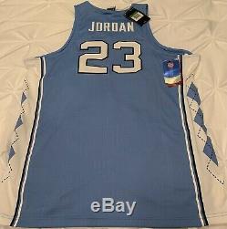 Unc Carolina Tar Heels Michael Jordan 23 Cousu Basketball Jersey Nike XL Bleu