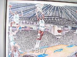 Unc Chapel Hill - Talons Tar - Basketball Blue Heaven - Steve Ford Ltd - Edt Signé #