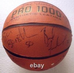 Unc Tar Talons 1998-1999 L'équipe A Signé Basketball 4 Entraîneurs 14 Joueurs Phil Ford Cota