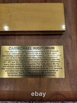 Unc Tar Talons Carmichael Auditorium Jeu Used Flooring Michael Jordan Authentic