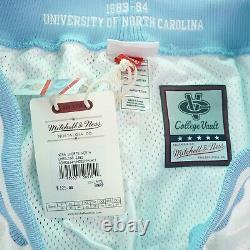 Université de Caroline du Nord UNC Tar Heels M&N Authentique 1983 Shorts de Basketball