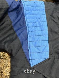 VESTE PUFFER NOIRE ET BLEUE VTG STARTER UNC TAR HEELS XL Détails