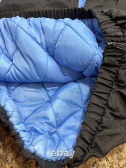 VESTE PUFFER NOIRE ET BLEUE VTG STARTER UNC TAR HEELS XL Détails