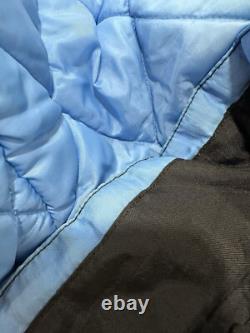VESTE PUFFER NOIRE ET BLEUE VTG STARTER UNC TAR HEELS XL Détails