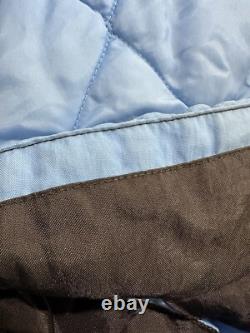 VESTE PUFFER NOIRE ET BLEUE VTG STARTER UNC TAR HEELS XL Détails