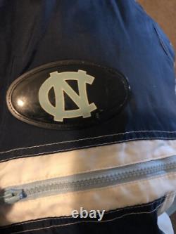 VESTE PUFFER PRO PLAYER UNC TAR HEELS NCAA 90s VTG 2x
